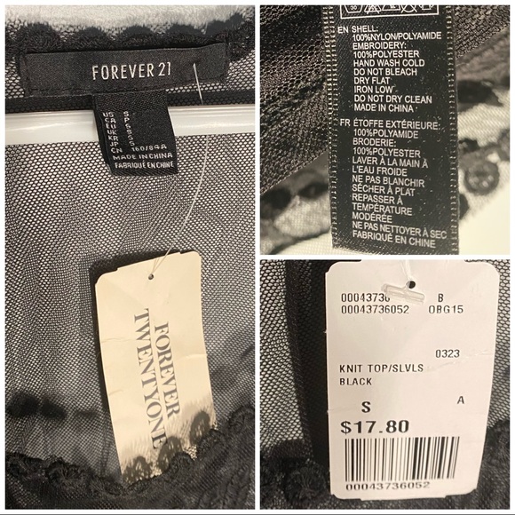 Forever 21 Sheer Lace Tank Top - Picture 4 of 4